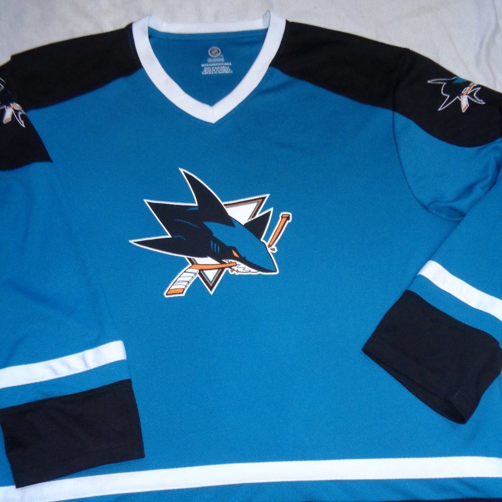San Jose Sharks NHL Shirt 2XL Long Sleeve